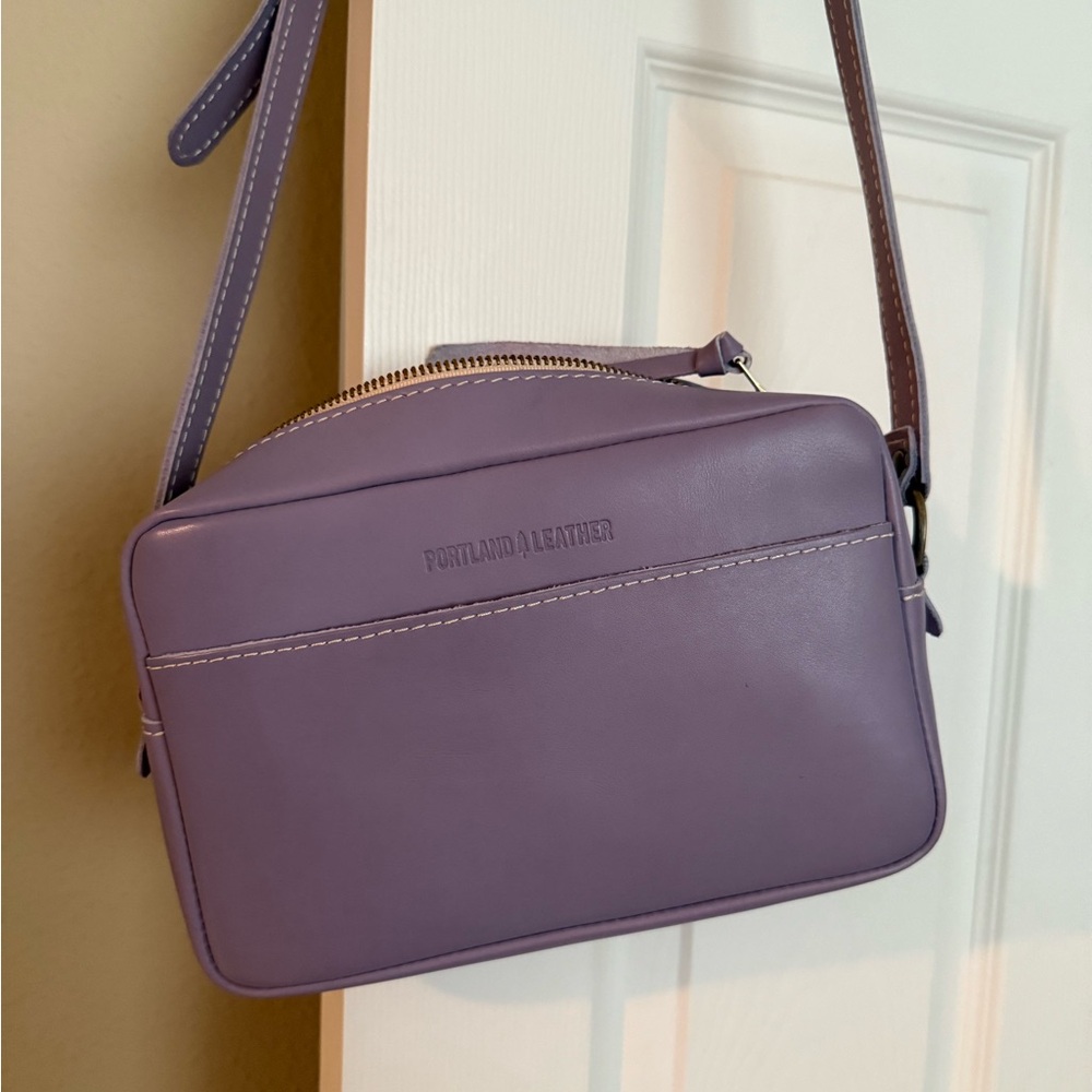 Portland Leather Large Camera Crossbody Bag